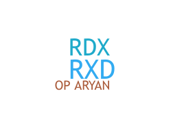 Smeknamn - RDxAryan
