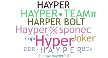 Smeknamn - Hayper