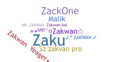 Smeknamn - Zakwan