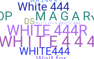 Smeknamn - WHITE4444