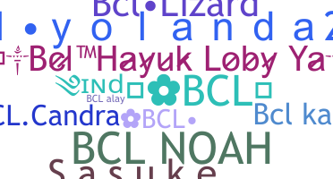Smeknamn - BCL