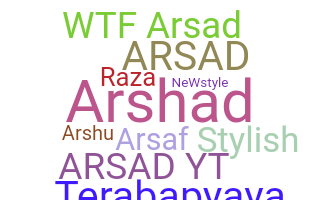 Smeknamn - Arsad