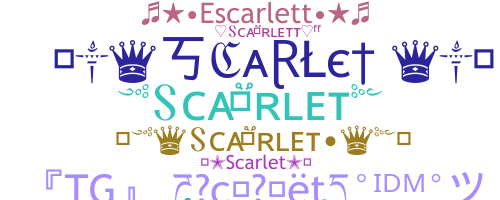 Smeknamn - Scarlet