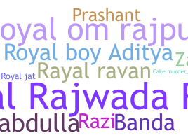 Smeknamn - Rayal