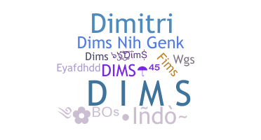 Smeknamn - DimS