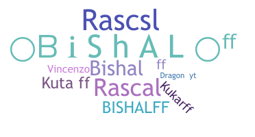 Smeknamn - Bishalff
