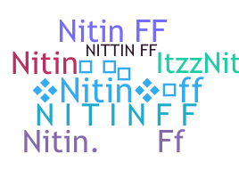 Smeknamn - Nitinff
