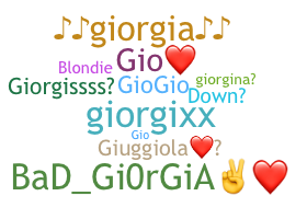 Smeknamn - Giorgia