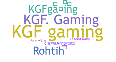 Smeknamn - KGFgaming