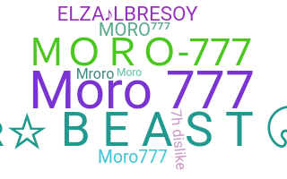 Smeknamn - MORO777