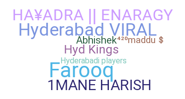 Smeknamn - Hyderabad