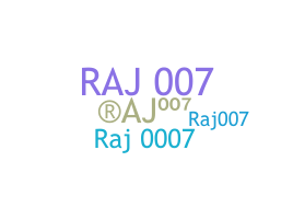 Smeknamn - RAJ007