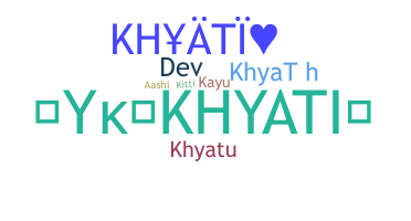 Smeknamn - Khyati