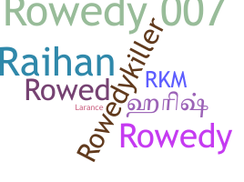 Smeknamn - Rowedy