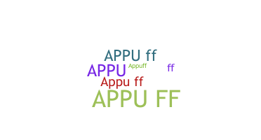 Smeknamn - AppuFF