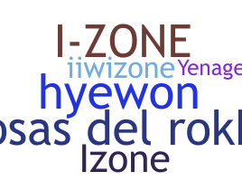 Smeknamn - iZone