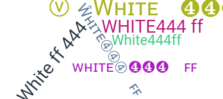 Smeknamn - white444Ff