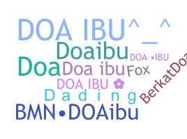 Smeknamn - DoaIbu