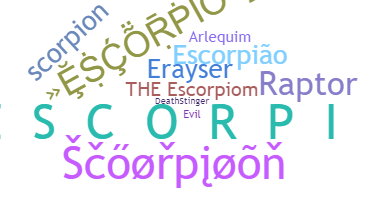 Smeknamn - escorpion