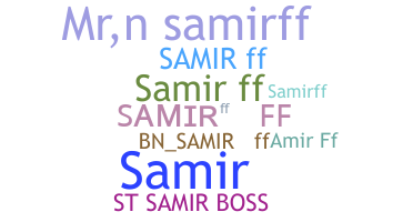 Smeknamn - SAMIRFF