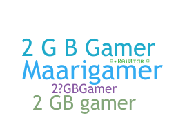 Smeknamn - 2GBGAMER