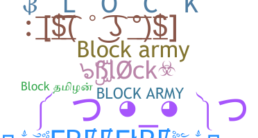 Smeknamn - Block