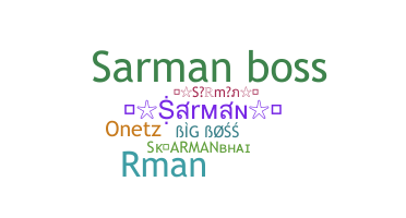 Smeknamn - Sarman