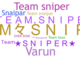 Smeknamn - teamsniper