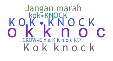 Smeknamn - Kokknock