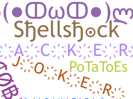 Smeknamn - shellshock