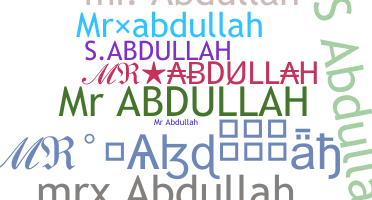 Smeknamn - MrAbdullah