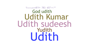 Smeknamn - udith