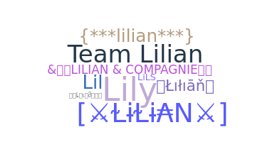 Smeknamn - Lilian