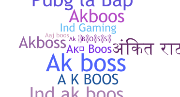 Smeknamn - AkBoos