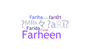 Smeknamn - Fari