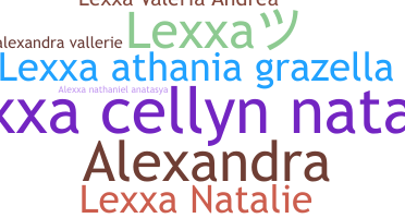 Smeknamn - Lexxa