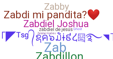 Smeknamn - Zabdiel