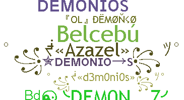 Smeknamn - demonios