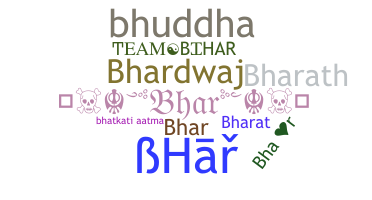Smeknamn - bhar