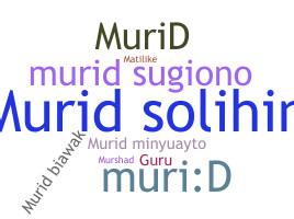 Smeknamn - Murid