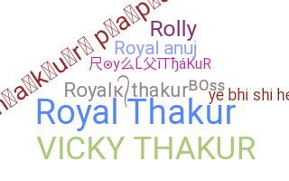 Smeknamn - royalthakur