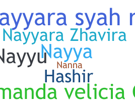 Smeknamn - nayyara