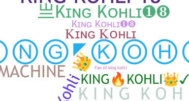 Smeknamn - KingKohli