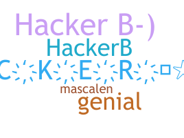 Smeknamn - Hackerb