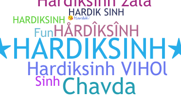 Smeknamn - HardikSinh