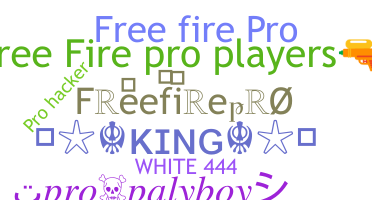 Smeknamn - freefirepro