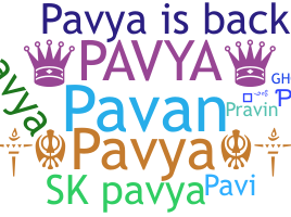 Smeknamn - Pavya