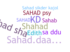 Smeknamn - Sahad