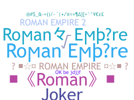 Smeknamn - RomanEmpire