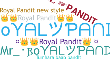 Smeknamn - royalpandit